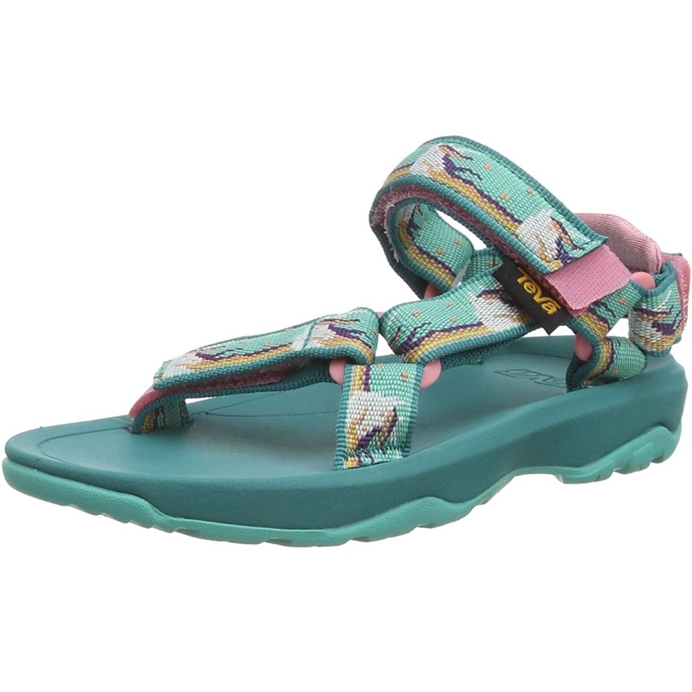 Girls Unicorn Waterfall Teva Sandals